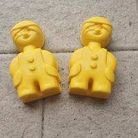 N.2 Giochi Mare spiaggia formine Pirati in giallo 