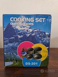 Set pentolini campeggio trekking