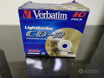 10 CD-R Verbatim LightScribe 700MB 52x