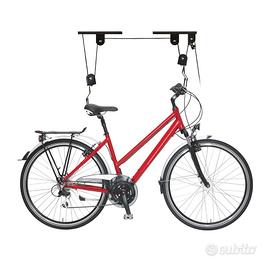 Portabici da soffitto appendi bicicletta garage