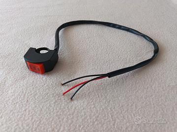 Interruttore faretti moto con cablaggio a 3 cavi