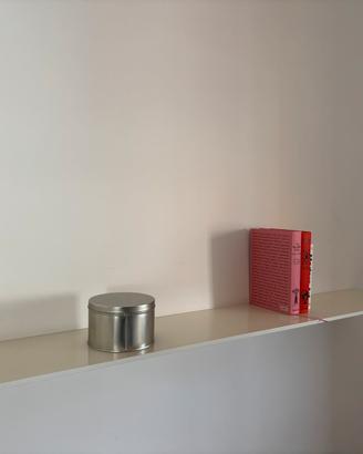 Mensola di design sospesa bianca - 120x25 cm