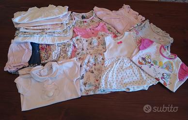 Lotto abbigliamento come nuovo bambina 3/6 mesi