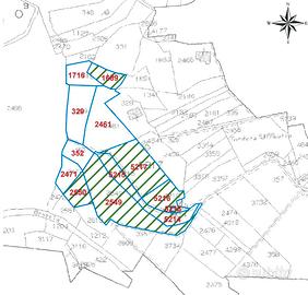 Terreno agricolo con casetta edificabile per agric