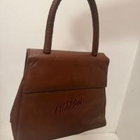 Borsa in pelle missoni anni 80
