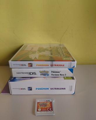 Lotto videogiochi Pokemon Nintendo DS 3DS PAL Ita