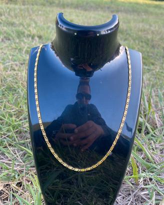 Collana in oro placcato 18k 3MM 50CM