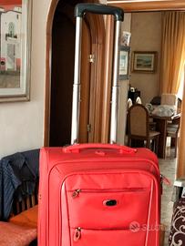 Trolley Carpisa Rosso – Valigia morbida in tessuto