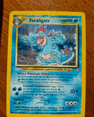 Feraligatr 5/111 Neo Genesis Card Pokemon 