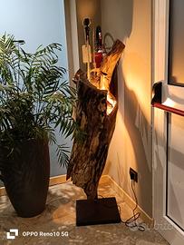 Lampade in legno 