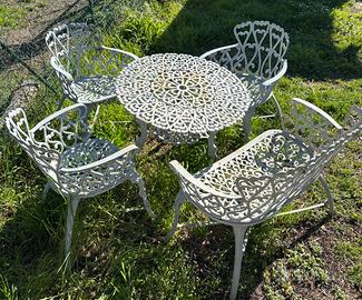 Arredamento da esterno in ghisa