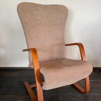 Poltrona  di design stile Alvar Aalto