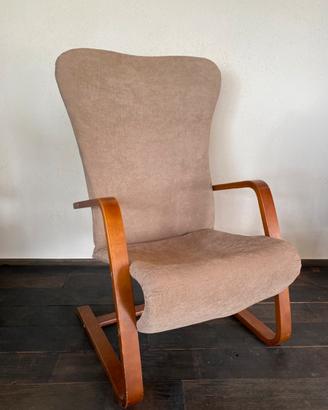 Poltrona  di design stile Alvar Aalto