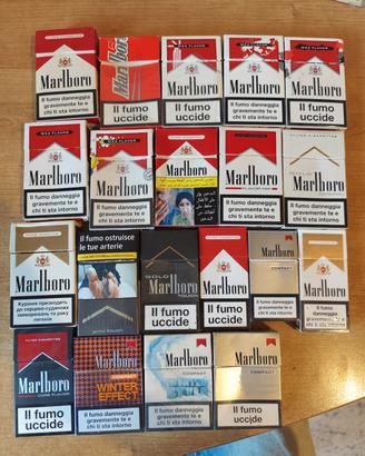 lotto pacchetti Marlboro vintage ( vuoti ) 20pz