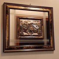 QUADRO BASSORILIEVO CON SPECCHIO
