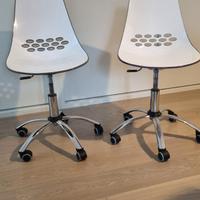 Sedie con ruote per paruet ad altezza regolabile