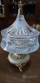 Porta caramelle in cristallo anni '60 '70