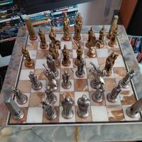 Set scacchiera tema antica Roma