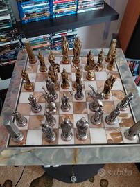 Set scacchiera tema antica Roma