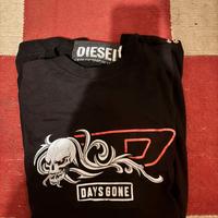 T-shirt Diesel Days Gone Nera