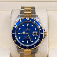 Rolex submariner 16613 cassa no fori 2006 full set