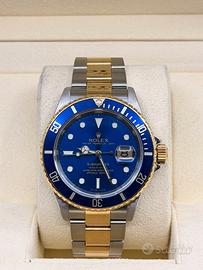 Rolex submariner 16613 cassa no fori 2006 full set