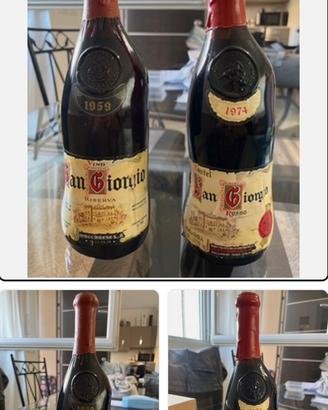 Bottiglie di vino antiche