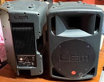 LEM d400 casse diffusori bi amplificate