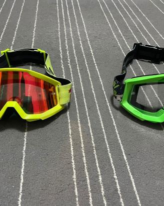 maschere per casco integrale mtb