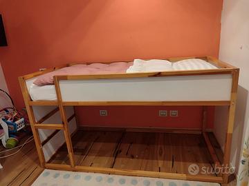 Letto reversibile Ikea KURA (completo di mat