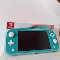 Nintendo Switch Lite Turchese-Come nuova+Accessori