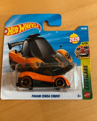 Hot Wheels Pagani Zonda Cinque arancio