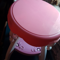 Tavolino principesse con 2 sgabelli