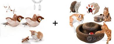 2 giochi per gatti, Flappy Bird e tiragraffi