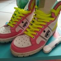 CHIARA FERRAGNI CF-1 Sneaker Hi Donna Logo Eyelike