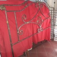 LETTO MATRIMONIALE FERRO BATTUTO 