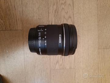 Obiettivo 10-18mm f4.5 Canon