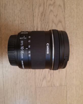 Obiettivo 10-18mm f4.5 Canon