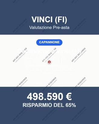 Immobile in asta di 3948 m² a Vinci