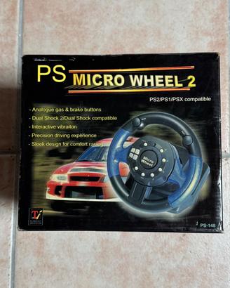 Volante per PS2 PS1 Micro Wheel 2