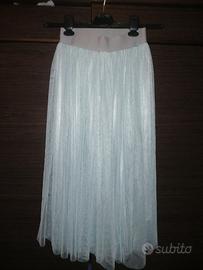 gonna tulle grigio 