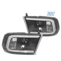 FARI PER DODGE RAM 09-18 LUCE DIURNA A LED NERO