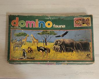 Gioco in scatola Domino anni '80 in Spagnolo