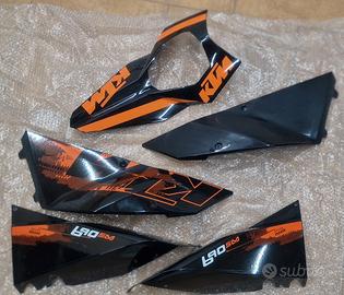 KIT CARENE KTM 690 SUPERMOTO BLACK/ORANGE