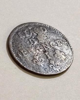 Rara moneta 1 liard serie I - Luigi XIV - Francia