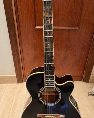 Chitarra elettroacustica SX nera - black