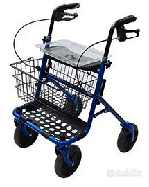 Rollator in acciaio deambulatore
