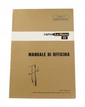 Variante manuale officina Moto Guzzi 850 Lemans II