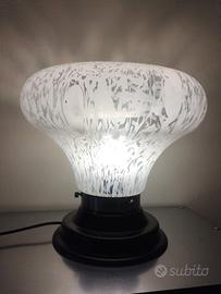 Lampada vetro di Murano anni '70 - base metallo