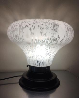 Lampada vetro di Murano anni '70 - base metallo
